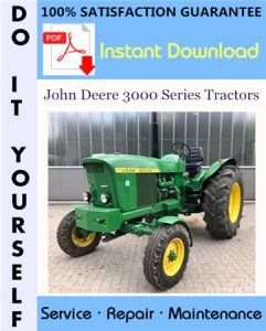John Deere 3000 Series Tractors Service Repair Workshop Manual (SM2038)