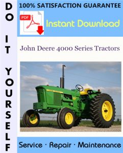 John Deere 4000 Series Tractors Service Repair Workshop Manual (SM2039)