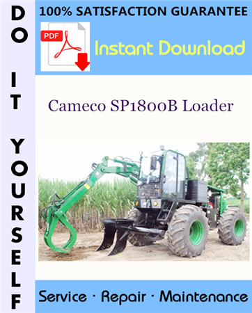Cameco SP1800B Loader Service Repair Workshop Manual