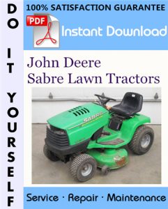 John Deere Sabre Lawn Tractors Technical Manual