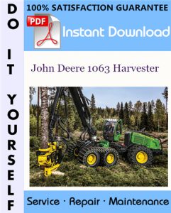 John Deere 1063 Harvester Technical Manual