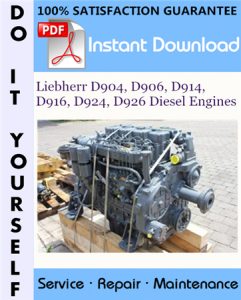 Liebherr D904, D906, D914, D916, D924, D926 Diesel Engines