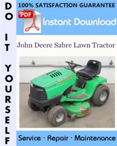 John Deere Sabre Lawn Tractor Technical Manual