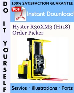 Hyster R30XM3 (H118) Order Picker Parts Manual