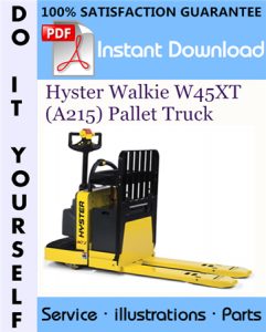 Hyster Walkie W45XT (A215) Pallet Truck Parts Manual