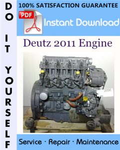 Deutz 2011 Engine Service Repair Workshop Manual