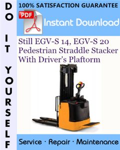 Still EGV-S 14, EGV-S 20 Pedestrian Straddle Stacker With Driver's Plaftorm