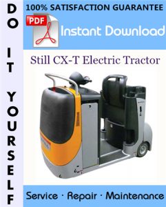 Still CX-T Electric Tractor Service Repair Workshop Manual