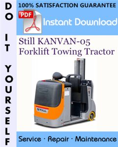Still KANVAN-05 Forklift Towing Tractor Service Repair Workshop Manual