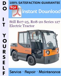 Still R07-25, R08-20 Series 127 Electric Tractor Service Repair Workshop Manual