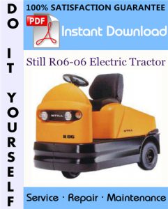 Still R06-06 Electric Tractor Service Repair Workshop Manual